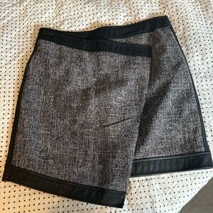 Blue Blush Black and Gray Pencil Skirt